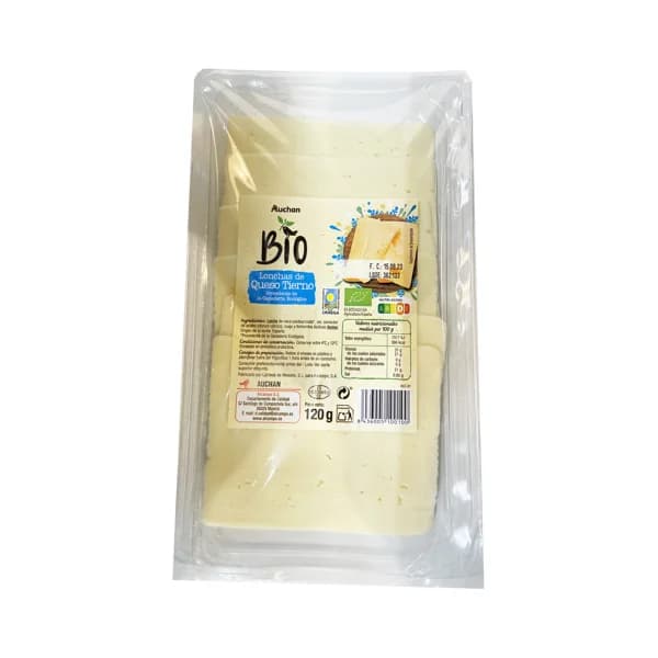 ALCAMPO ECOLÓGICO Queso madurado elaborado con leche ecológica pasteurizada de vaca ALCAMPO ECOLÓGICO 120 g. - 0.12 kg - Imagen del producto en Findit