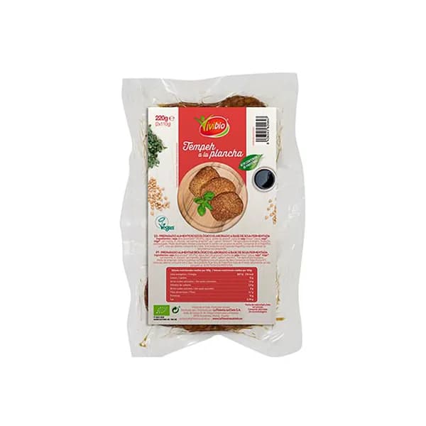 VIVIBIO Tempeh ecológico a la plancha VIVIBIO 220 g. - 0.2 kg - Imagen del producto en Findit