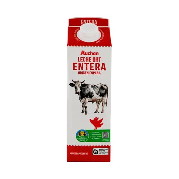 ALCAMPO CULTIVAMOS LO BUENO Leche de vaca entera, de origen española 1 l. - 1 l - Imagen del producto en Findit