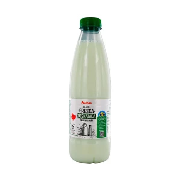ALCAMPO CULTIVAMOS LO BUENO Leche de vaca fresca desnatada, de origen española 1 l. - 1 l - Imagen del producto en Findit