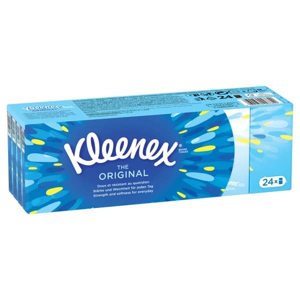 KLEENEX Pañuelos de celulosa The Original KLEENEX 24 paquetes 240 uds. - 1 ud - Imagen del producto en Findit