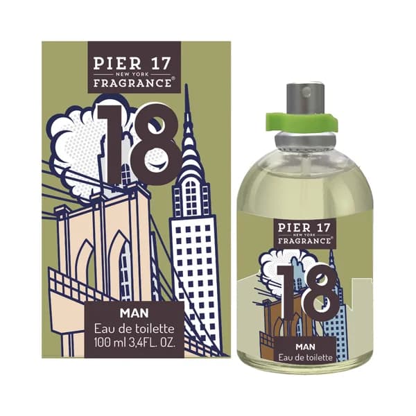 PIER 17 18 Eau de toilette para hombre con vaporizador en spray 100 ml. - 0.1 l - Imagen del producto en Findit