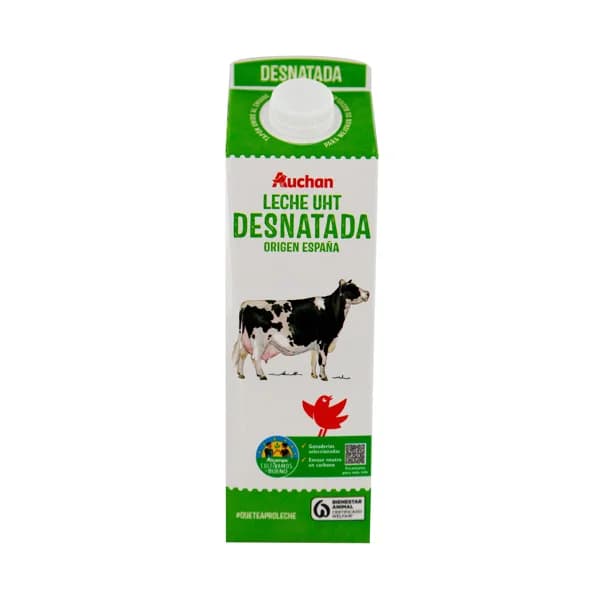 ALCAMPO CULTIVAMOS LO BUENO Leche de vaca desnatada, de origen española 1 l. - 1 l - Imagen del producto en Findit