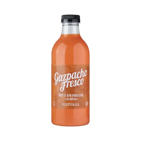 CULTIVALIA Gazpacho fresco elaborado con AOVE, sin gluten ni aditivos 1 l. - 1 l - Imagen del producto en Findit