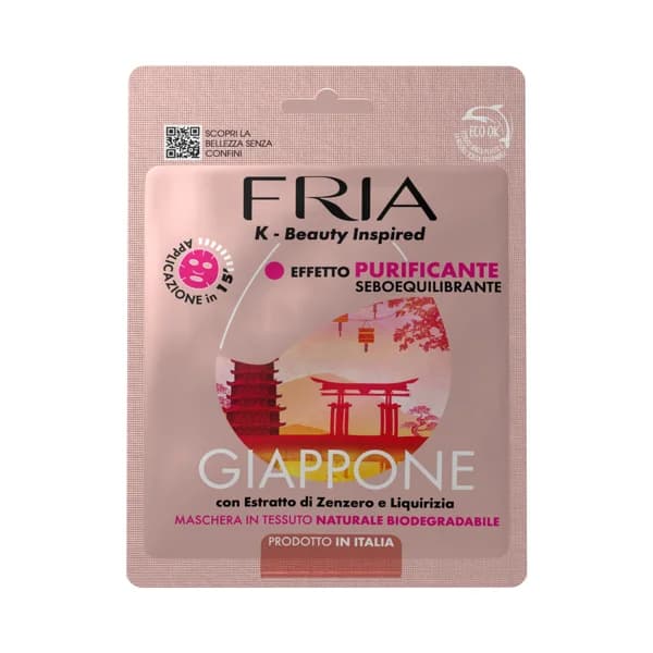 FRIA Máscarilla facial purificante con efecto seboequilibrante e ingredientes de origen natural FRIA Japón. - 1 ud - Imagen del producto en Findit