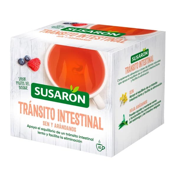SUSARON Infusión para el tránsito intestinal de sen y arándanos 10 uds. 13 g. - 1 ud - Imagen del producto en Findit