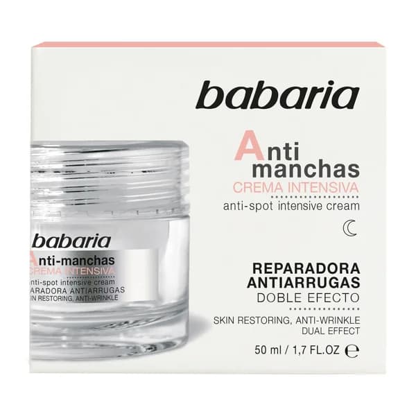 BABARIA Crema faical intensiva doble acción (reparadora y antiarrugas) BABARIA 50 ml. - 0.05 l - Imagen del producto en Findit