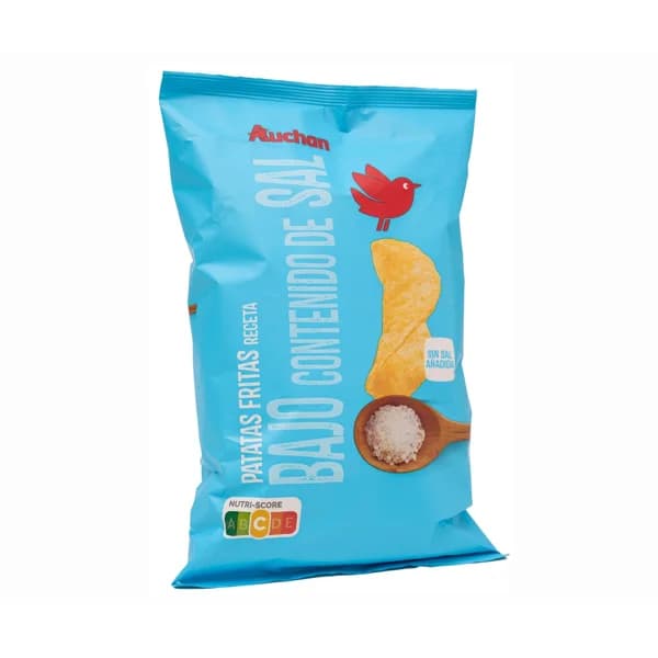 PRODUCTO ALCAMPO Patatas fritas bajas en sal PRODUCTO ALCAMPO 130 g. - 0.13 kg - Imagen del producto en Findit
