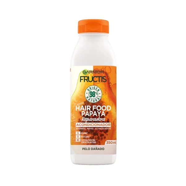 FRUCTIS Acondicionador reparador con papaya, para cabellos dañados FRUCTIS Hair food de Garnier 350 ml. - 0.35 l - Imagen del producto en Findit