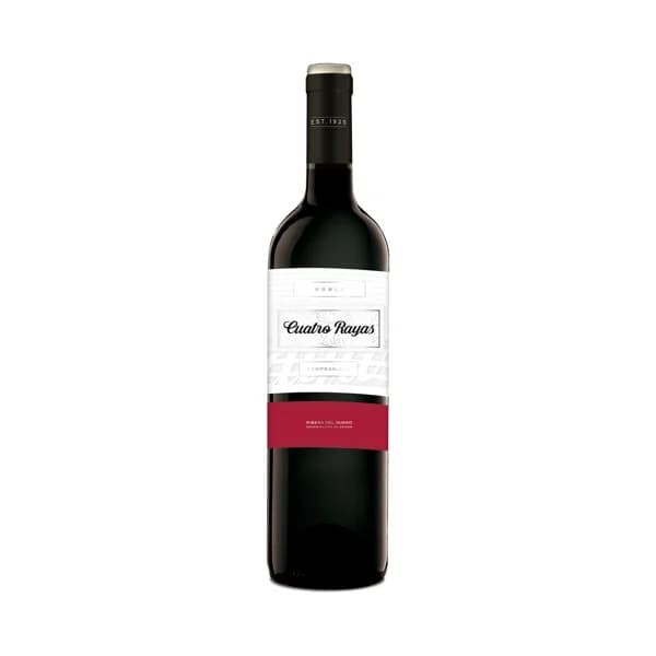 CUATRO RAYAS  Vino tinto roble con D.O. Ribera del Duero CUATRO RAYAS botella de 75 cl. - 1 ud - Imagen del producto en Findit
