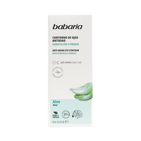 BABARIA Contorno de ojos antiedad de uso diario con Aloe Vera BABARIA 15 ml. - 1 ud - Imagen del producto en Findit