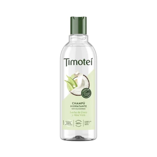 TIMOTEI Champú hidratante con leche de coco y aloe vera, para cabellos finos y secos TIMOTEI 400 ml. - 0.4 l - Imagen del producto en Findit