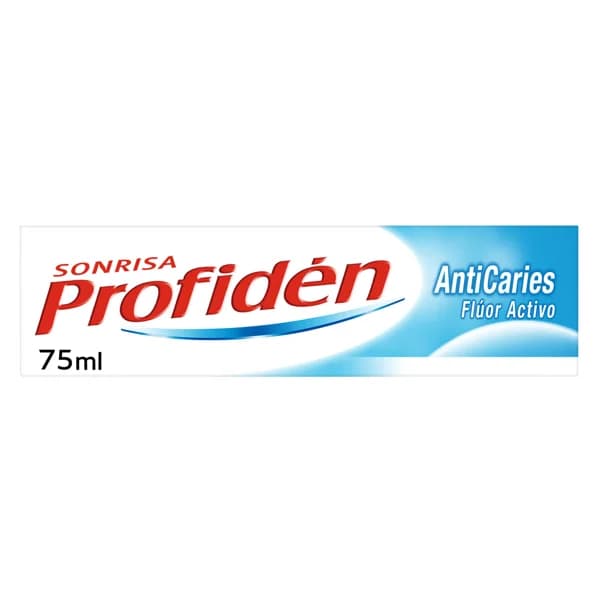 PROFIDÉN Pasta de dientes con flúor activo y protección anti caries PROFIDÉN 75 ml. - 0.08 l - Imagen del producto en Findit