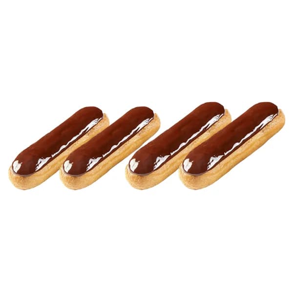 Eclairs sabor cacao, 4 uds, 360g. - 0.28 kg - Imagen del producto en Findit