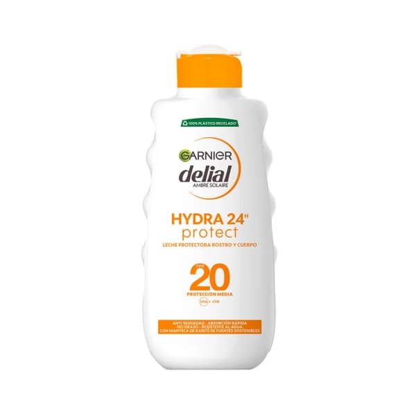 DELIAL Leche solar protectora en spray con acción hidratante y FPS 20 (medio) DELIAL Hydra 24h protect 200 ml. - 0.2 l - Imagen del producto en Findit