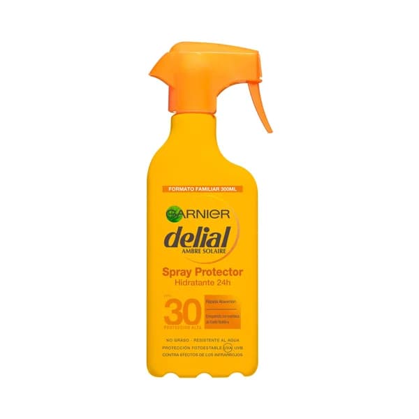 DELIAL Leche solar protectora en spray con acción hidratante y FPS 30 (alto) DELIAL 300 ml. - 0.27 l - Imagen del producto en Findit