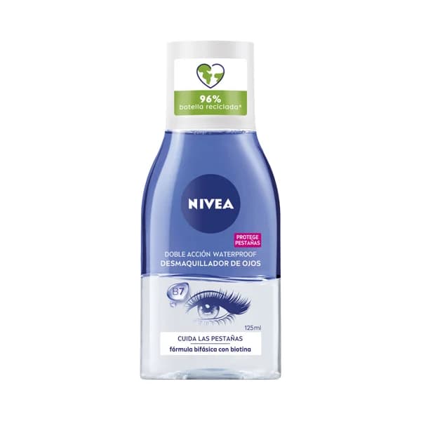 NIVEA Desmaquillador de ojos bifásico, que además cuida tus pestañas NIVEA 125 ml. - 0.12 l - Imagen del producto en Findit