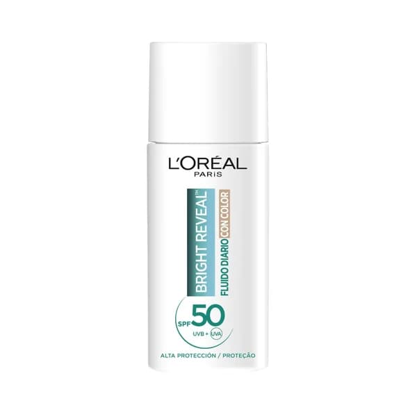 L´ORÉAL PARIS Bright reveal tono claro Fluido facial antimanchas con Niacinamida y FPS 50+ 50 ml. - 0.05 l - Imagen del producto en Findit
