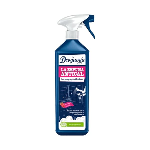 LA DROGUERIA 1919 Limpiador con espuma antical con vinagre y ácido cítico, olor frambuesa 750 ml. - 0.75 l - Imagen del producto en Findit