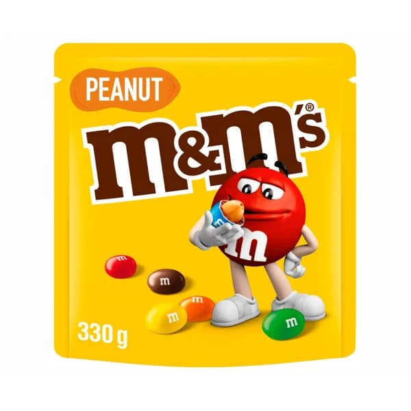 M&M'S Grajea de cacahuete y chocolate 330 gr. - 0.33 kg - Imagen del producto en Findit