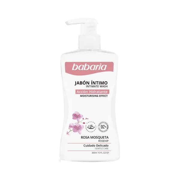 BABARIA Jabón intimo con rosa mosqueta y acción hidratante 300 ml. - 0.3 l - Imagen del producto en Findit
