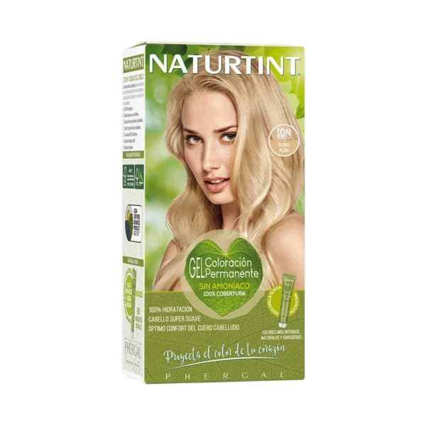 NATURTINT Gel de coloración permanente sin amoníaco, tono 10N rubio alba NATURTIN. - 1 ud - Imagen del producto en Findit