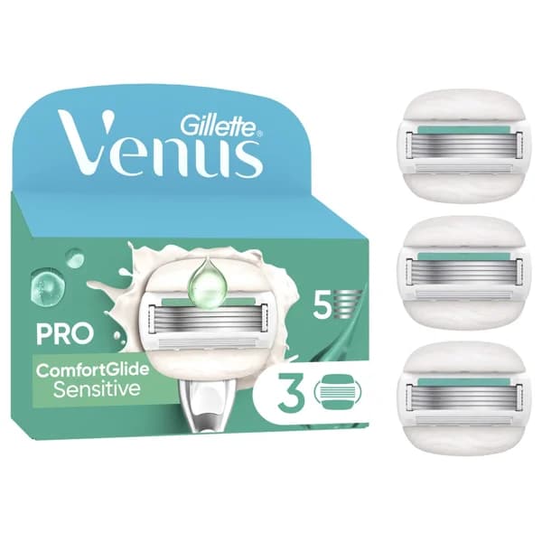 VENUS Pro comfortglide sensitive de Gillette Recambio para maquinilla de depilación de mujer 3 uds. - 1 ud - Imagen del producto en Findit