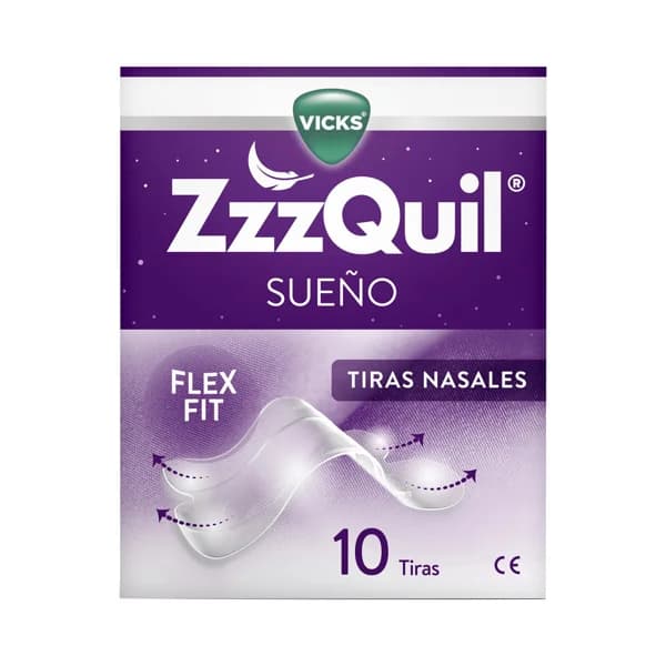 ZZZQUIL Sueño Tiras nasales para el alivio de la congestión 10 uds. - 1 ud - Imagen del producto en Findit