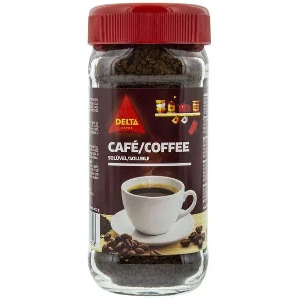 Café soluble natural DELTA, frasco 100 g - 0.1 kg - Imagen del producto en Findit