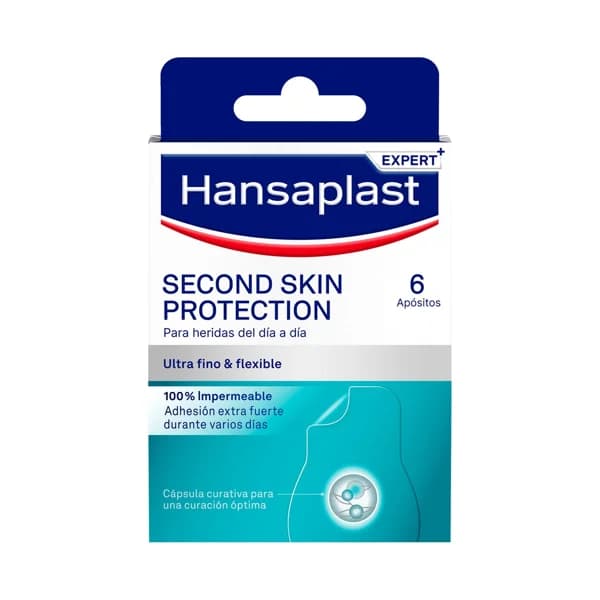HANSAPLAST Second skin protection Apósitos impermeables ultrafinos que acelera el proceso de curación 6 uds. - 1 ud - Imagen del producto en Findit