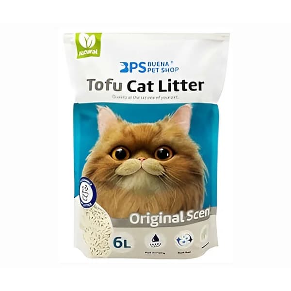 CANES JOB  Arena de gato taco tofu vegetal 6 l. - 6 l - Imagen del producto en Findit
