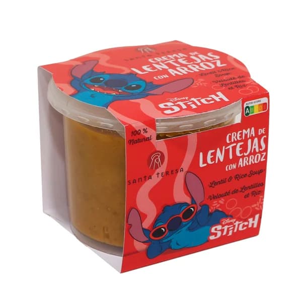 SANTA TERESA Stitch Crema de lentejas con arroz 280 g. - 0.28 l - Imagen del producto en Findit
