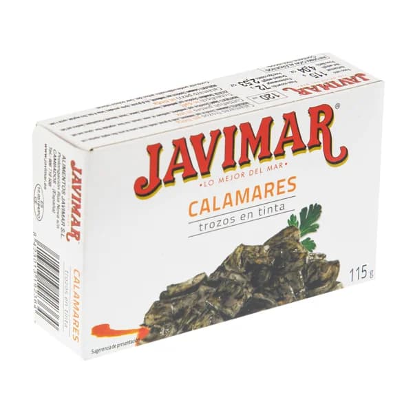 JAVIMAR Calamares trozo en tinta 72 g - 0.07 kg - Imagen del producto en Findit