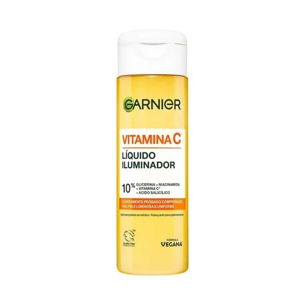 GARNIER Vitamina C Líquido iluminador e hidratante, apto para pieles sensibles 120 ml. - 0.12 l - Imagen del producto en Findit