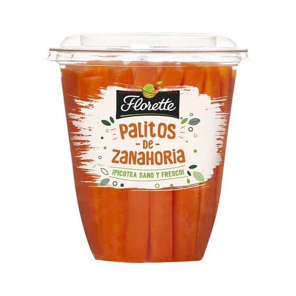 Palitos zanahoria  FLORETTE 165 gr. - 0.17 kg - Imagen del producto en Findit