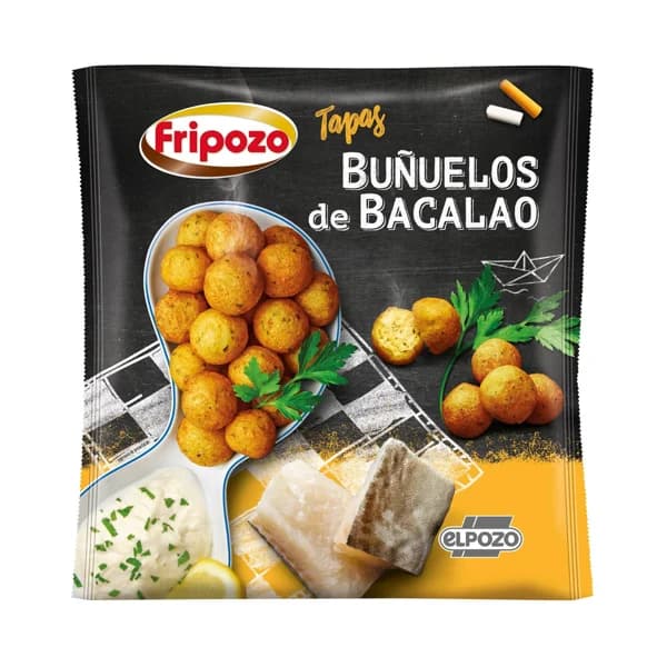 FRIPOZO Buñuelos de bacalao congelados Tapas 500 g. - 0.5 kg - Imagen del producto en Findit