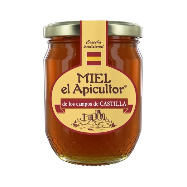 EL APICULTOR Miel multifloral de los Campos de Castilla 375 g. - 0.38 kg - Imagen del producto en Findit