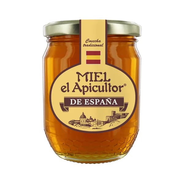 EL APICULTOR Miel multifloral de España 375 g. - 0.38 kg - Imagen del producto en Findit