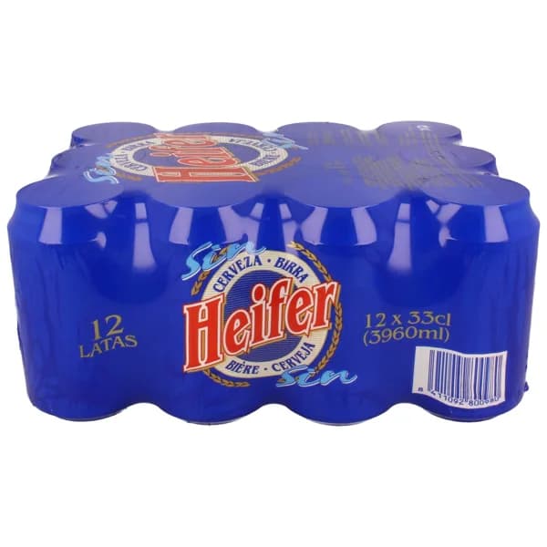 HEIFER Cerveza Sin Alcohol pack de 12 Latas de 33 cl. - 3.96 l - Imagen del producto en Findit