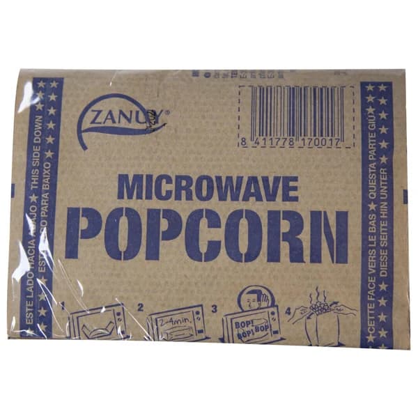 ZANUY Palomitas de maíz para microondas ZANUY 90 g. - 0.09 kg - Imagen del producto en Findit
