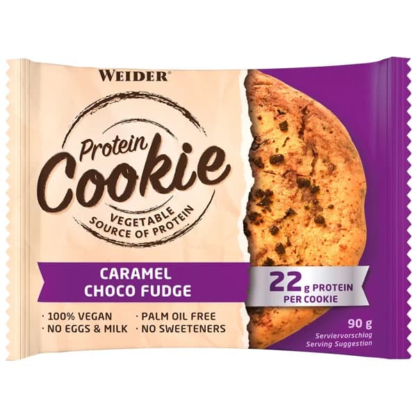 WEIDER Barrita cookie proteínas sabor caramelo con chocolate weider 90 G. - 0.09 kg - Imagen del producto en Findit