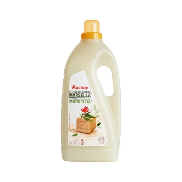 PRODUCTO ALCAMPO Detergente líquido Jabón de Marsella 55 lav. 2,97 l. - 1 ud - Imagen del producto en Findit