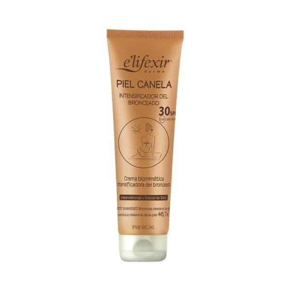 E'LIFEXIR Crema biométrica intensificadora del bronceado con FPS 30 (alto) E´LIFEXIR Piel canela 150 ml. - 0.15 l - Imagen del producto en Findit