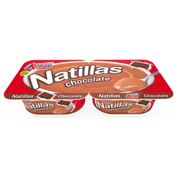 KALISE Natillas de chocolate, elaboradas sin gluten KALISE 2 x 135 g. - 0.27 kg - Imagen del producto en Findit