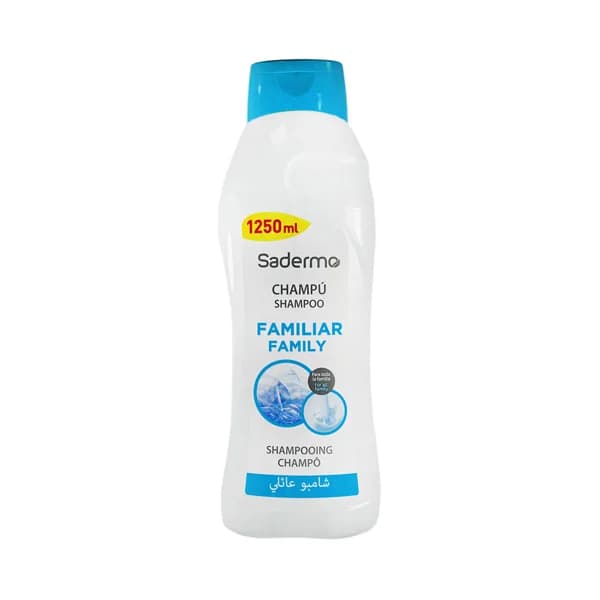 SADERMO Champú familiar de uso frecuente para todo tipo de cabellos SADERMO 1250 ml. - 1.25 l - Imagen del producto en Findit