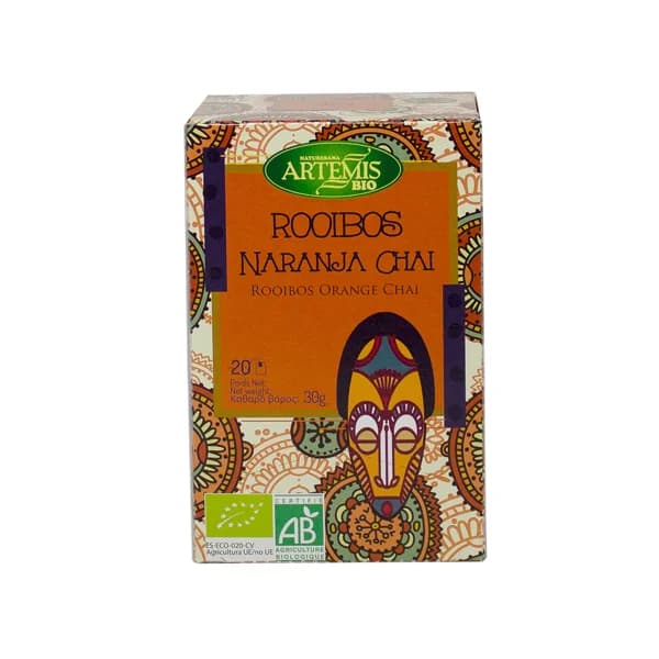 ARTEMIS BIO Infusión rooibos naranja ecológica Chai ARTEMIS BIO 20 uds. 30 g. - 1 ud - Imagen del producto en Findit