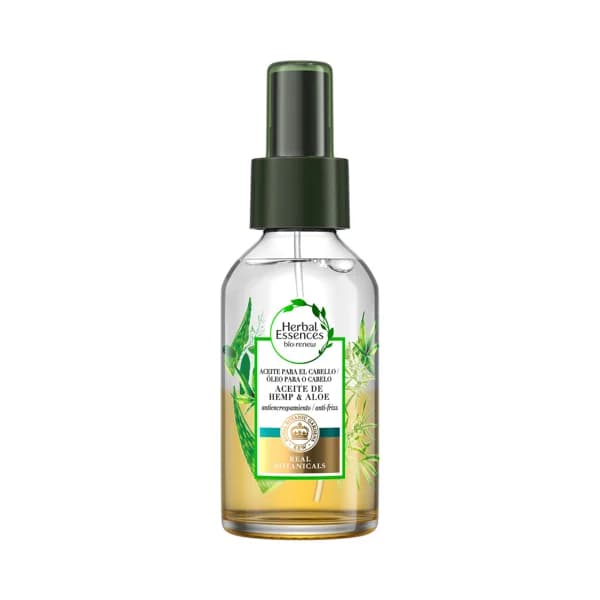 HERBAL ESSENCES Aceite capilar de cáñamo y aloe vea con acción antiencresoamiento HERBAL ESSENCES Bio:renew 100 ml. - 0.1 l - Imagen del producto en Findit
