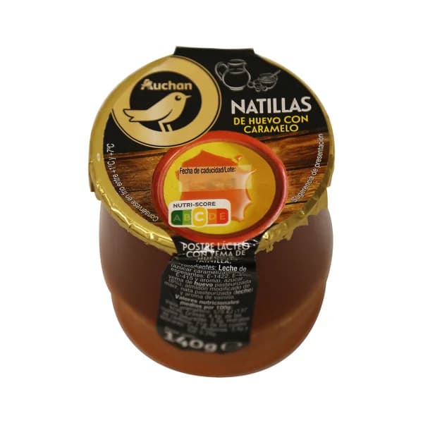 ALCAMPO GOURMET Natillas con yema de huevo y caramelo ALCAMPO GOURMET 140 g. - 0.14 kg - Imagen del producto en Findit