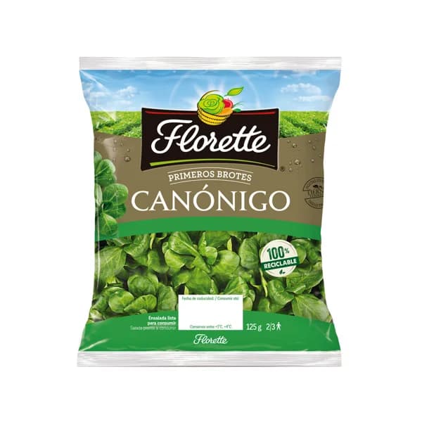 Canónigos FLORETTE PRIMEROS BROTES 125 g. - 0.12 kg - Imagen del producto en Findit