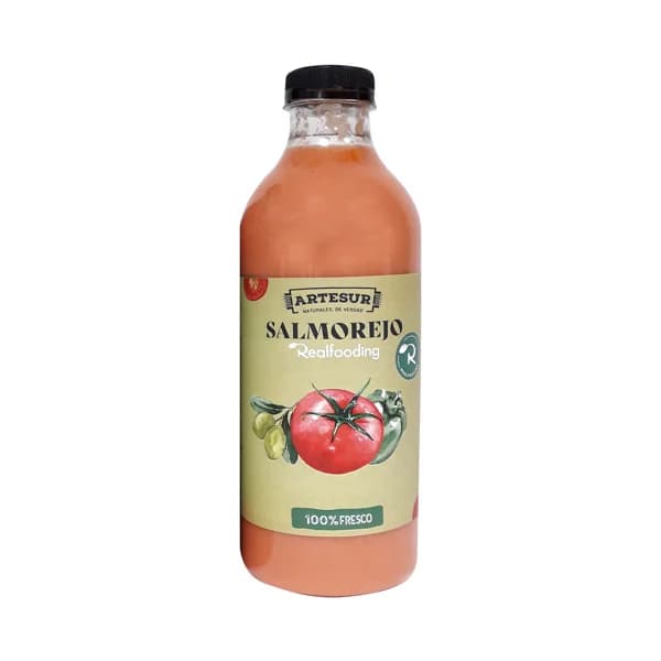 REALFOODING Salmorejo fresco elaborado con AOVE y hortalizas 100% frescas REALFOODING 1 L. - 1 l - Imagen del producto en Findit